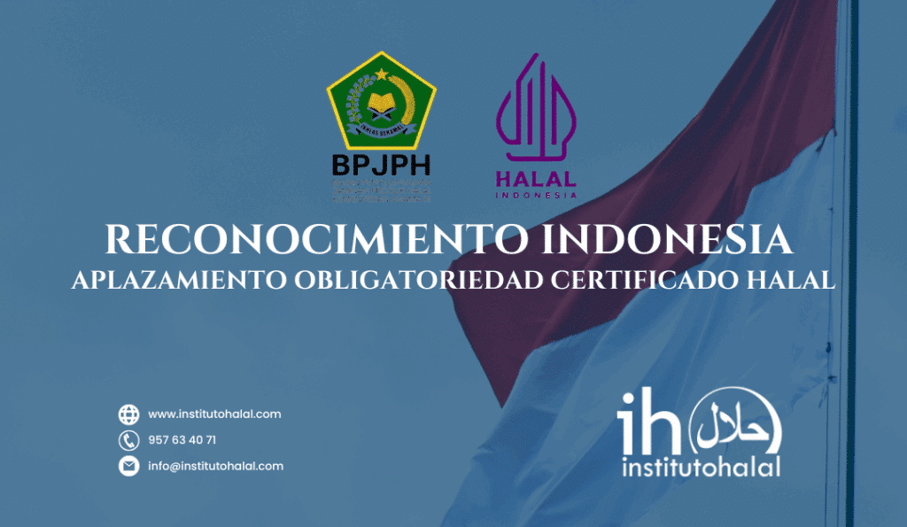 RECONOCIMIENTO INDONESIA CERTIFICADO HALAL