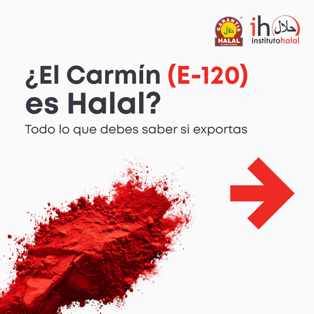 colorante Carmin es Halal