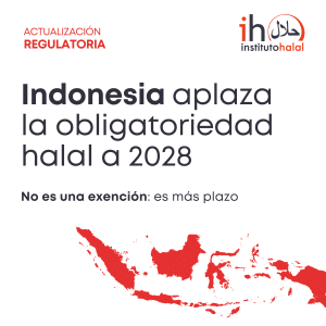 Calendario de la obligatoriedad halal en Indonesia aplazada a 2028